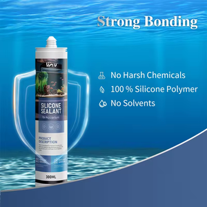 No Slump Good Toughness Competitive Price 100 % Waterproof Glass Acetic Silicone Sealant for Aquarium