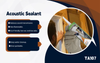 TA107 KINGWIT Acoustic White Caulking Paintable Water Based Acrylic Sealant Supplier