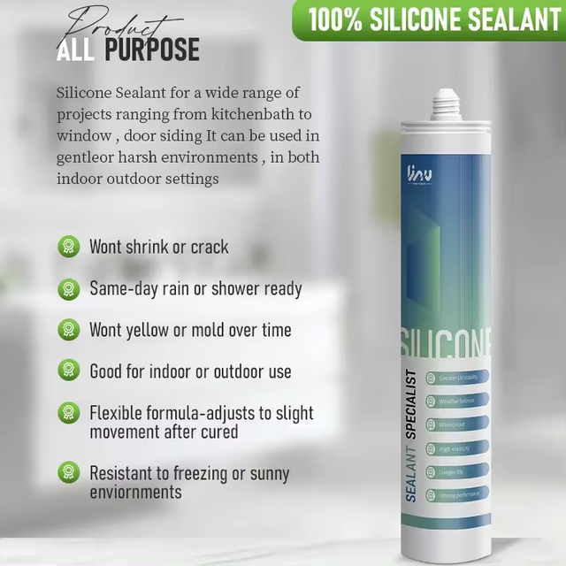 Single Component Customized Good Flexibility Silicon Low Shrinkage Sealant