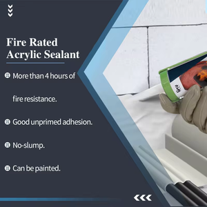 TA-103 KINGWIT Construction Joints/Metal Pipes/Cable Bundles/HVAC Penetration One-component Fire Rated Acrylic Sealant