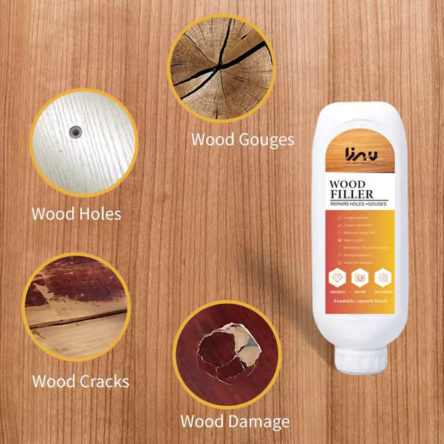 TA-111 Easy Polish Waterproof And Moisture-Proof Excellent Adhesion Wood Furniture Pore Filler Repair For Woodworking Supplier