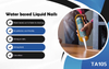 TA105 KINGWIT Nail-free Glue Liquid Nail Adhesive Construction Use Nail Free Adhesive Supplier