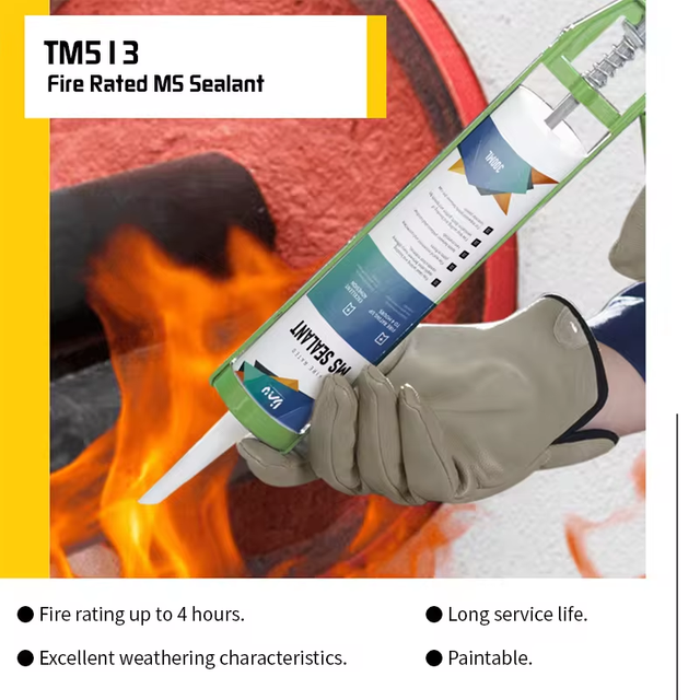 TM513 Fireproof Paintable MS Polymer Sealants