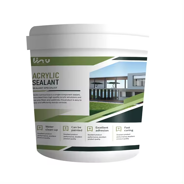 TA106 KINGWIT Cheap Price Low VOC White Painter Caulking Compound Latex Acrylic Sealant Supplier