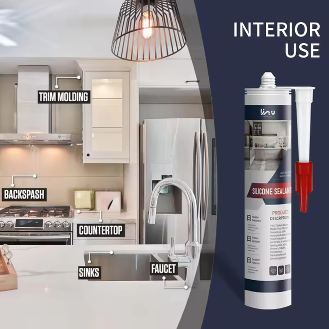 TNS758 High Performance Excellent Adhesion Anti Mildew Matte Finish 100% Waterproof Neutral Silicone Sealant