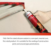 TNS-784 Fire Rated Silicone Sealant for Windows and Doors