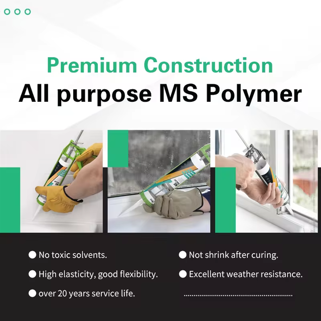 Wholesale No-toxic solvent one-component Premium Construction All Purpose MS Polymer Factory