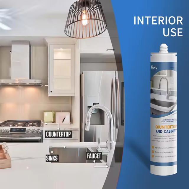 High Performance Excellent Adhesion Anti Fungal Mildewproof Silicone Sealant In China