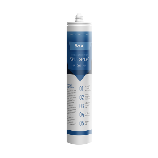 Ready-to-use One-part Stable Integrity And Insulation Intumescent Fire Rated Acrylic Sealant For Grouting Joints Supplier