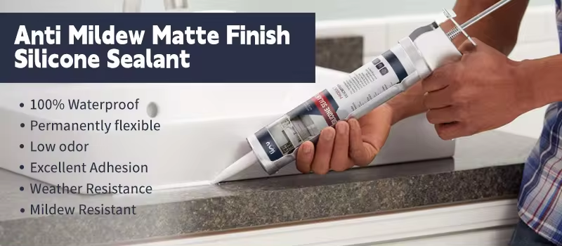 Hot sale Anti Mildew Matte Finish Silicone Sealant manufacturer