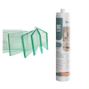 TM508 KINGWIT High Quality Excellent Adhesion MS Clear Sealant 600ml MS Polymer Sausage Supplier 