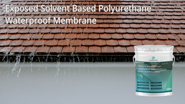 Exposed Polyurethane Waterproofing Paint for Roofs and Outdoor Applications