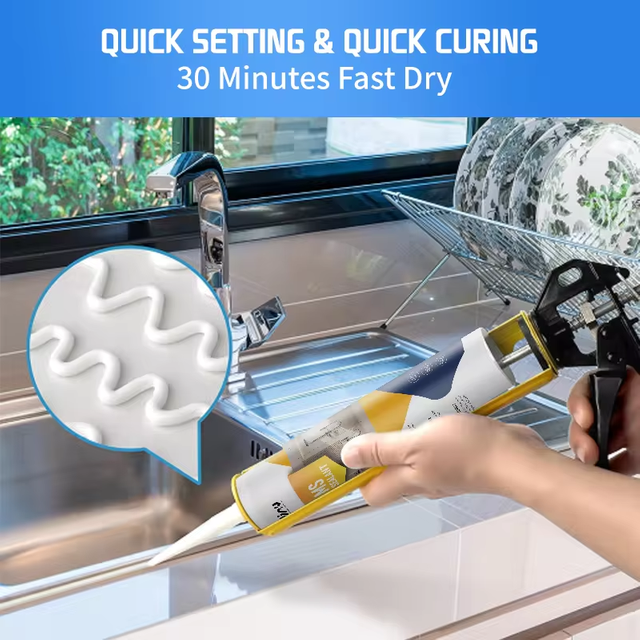 High Hardness Interior And Exterior Use One-component Mildew Proof Anti Mildew Ms Hybrid Polymer Sealant Factory