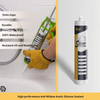 High Performance Anti Mildew Weatherproof Sealant Fast Curing Single-Component Acid Silicone Sealant Supplier