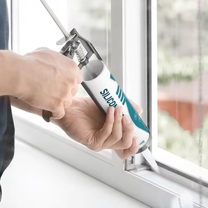  High Displacement Sausage Black 300ml Fast Curing Silicone Sealant For Windows And Doors Installation Supplier
