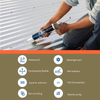 TNS762 Kingwit Customization Non-Shrinking Neutral Curing White Waterproof Roof Caulk