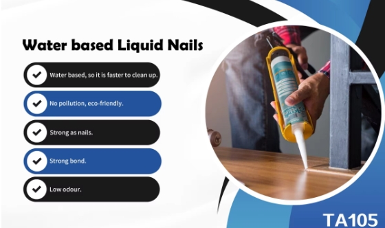  Advantages of Water-Based Nail-Free Adhesives