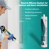 excellent adhesion weathering resistance aging resistance, flexible silicone sealant