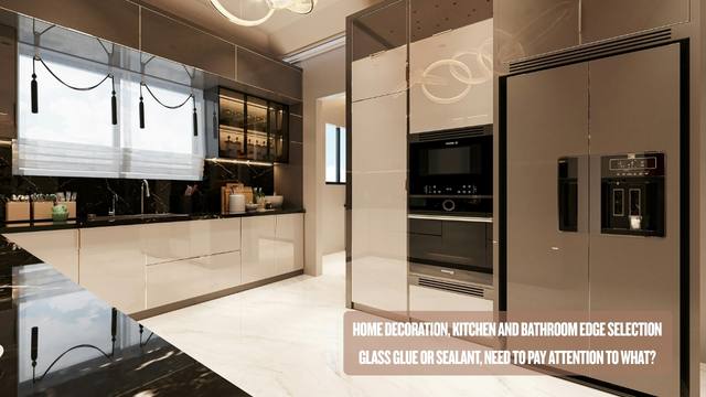 Home Decoration, Kitchen And Bathroom Edge Selection Glass Glue Or Sealant, Need To Pay Attention To What?