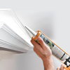 The adhesive eliminates the need of drilling and screwing followed by filling the hole to get the aesthetics in the cornice