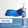 The paintable ms polymer can adhere to bare, primed metal surface and painted surface